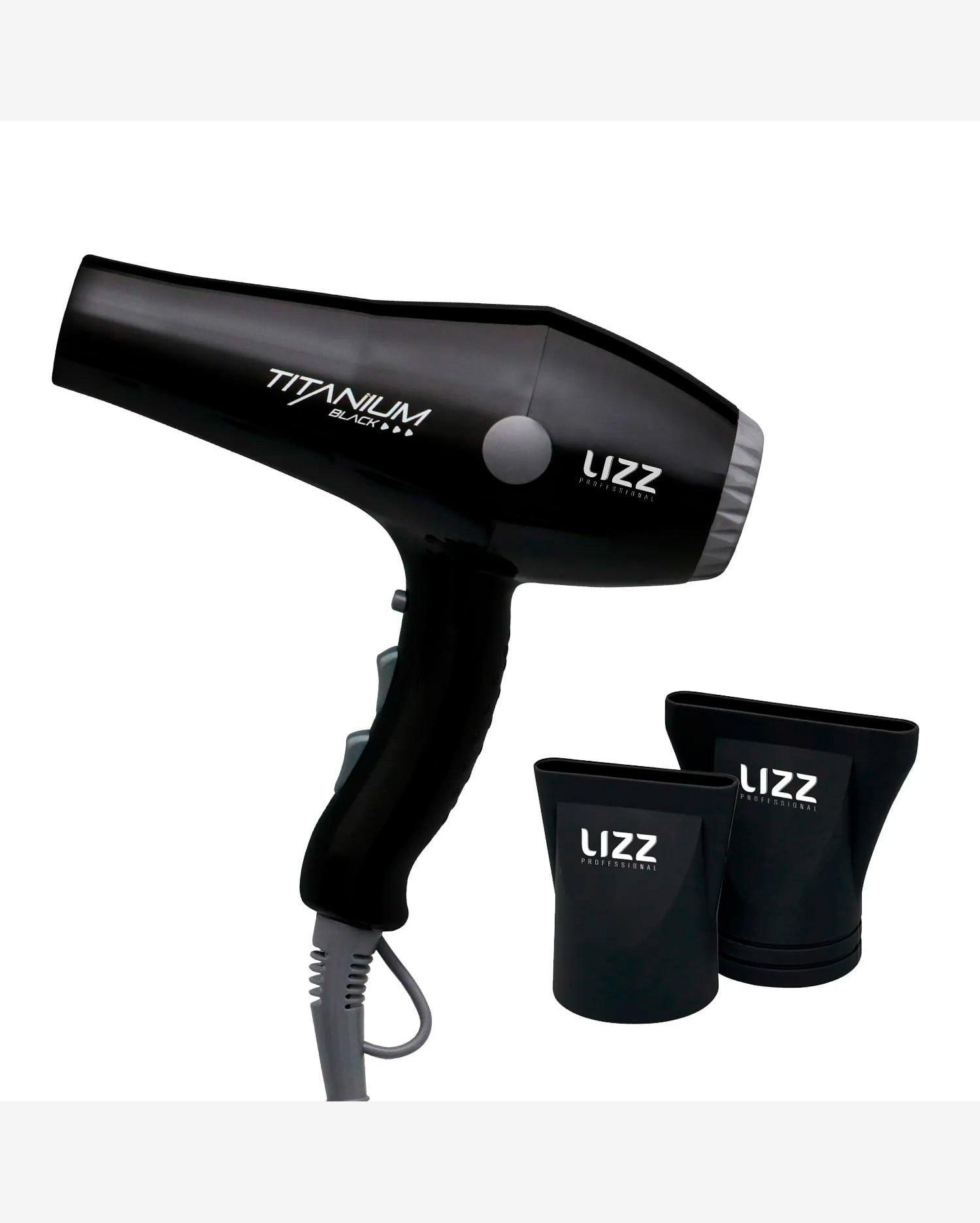 Secador Titanium Black 127V (2150W) / 220V (2400W) – Lizz Professional