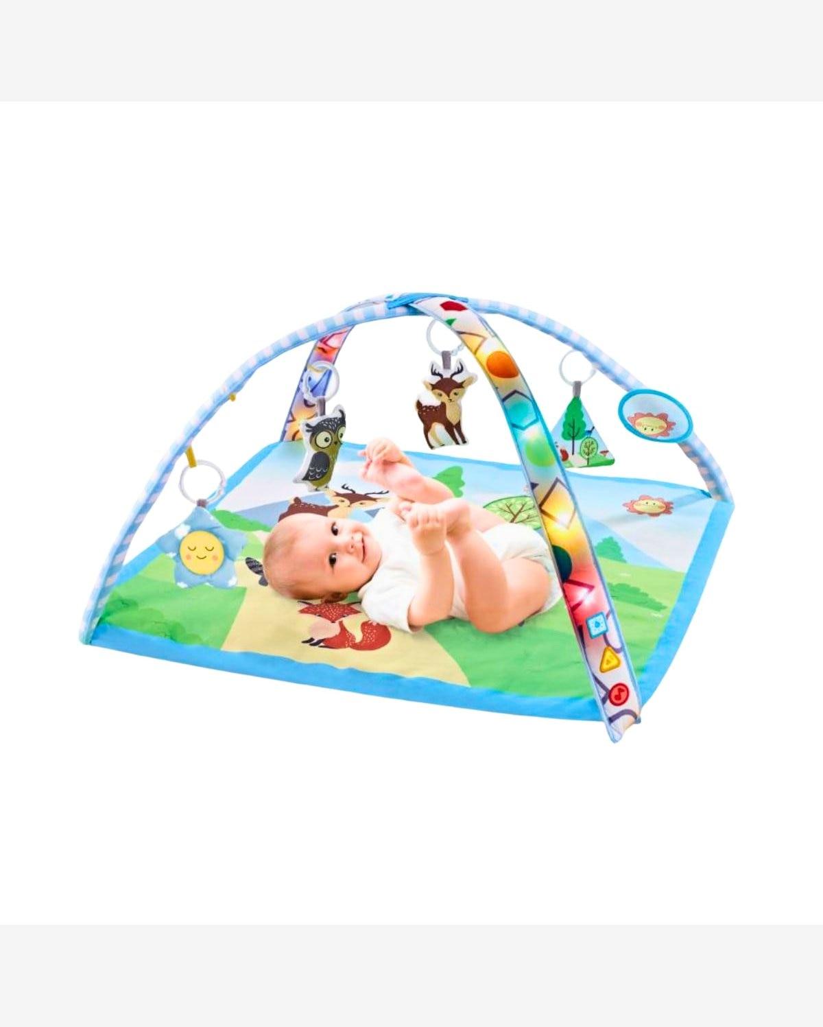 Tapete de Atividades Bebê Com Luz Musical Florest Maxi Baby