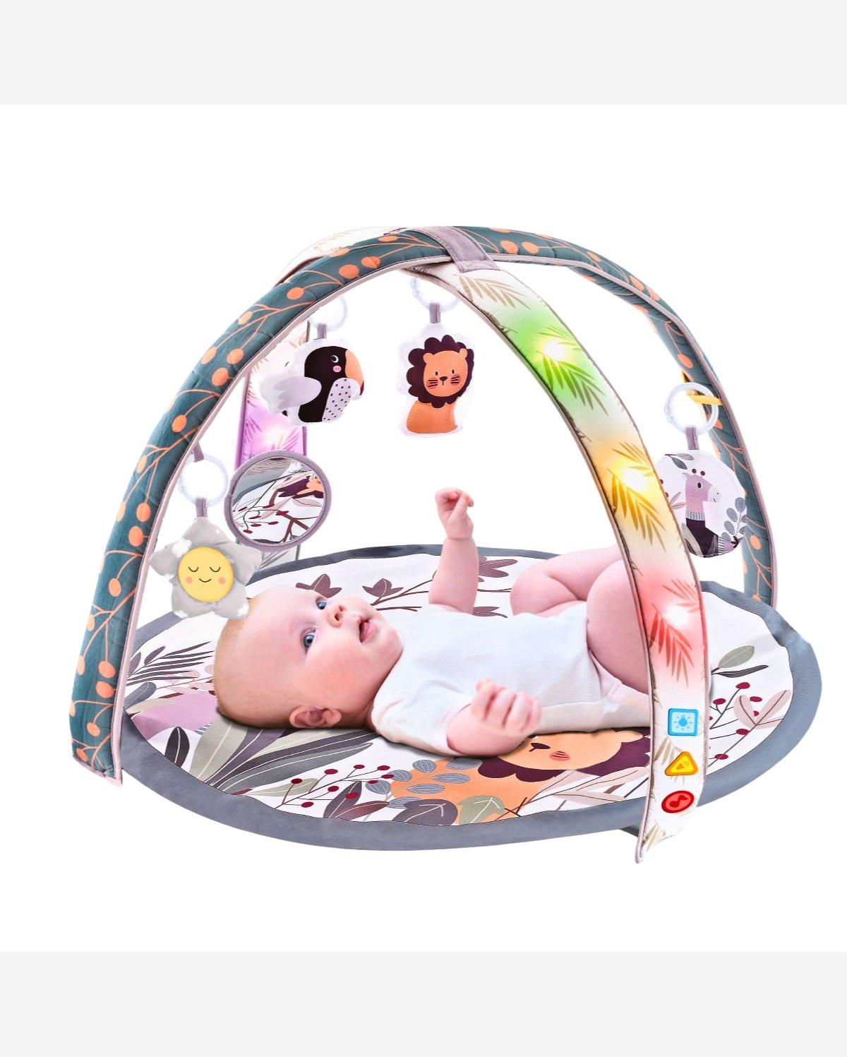 Tapete Ginásio Atividades Bebê C/ Luz e Musica Zoo Maxi Baby