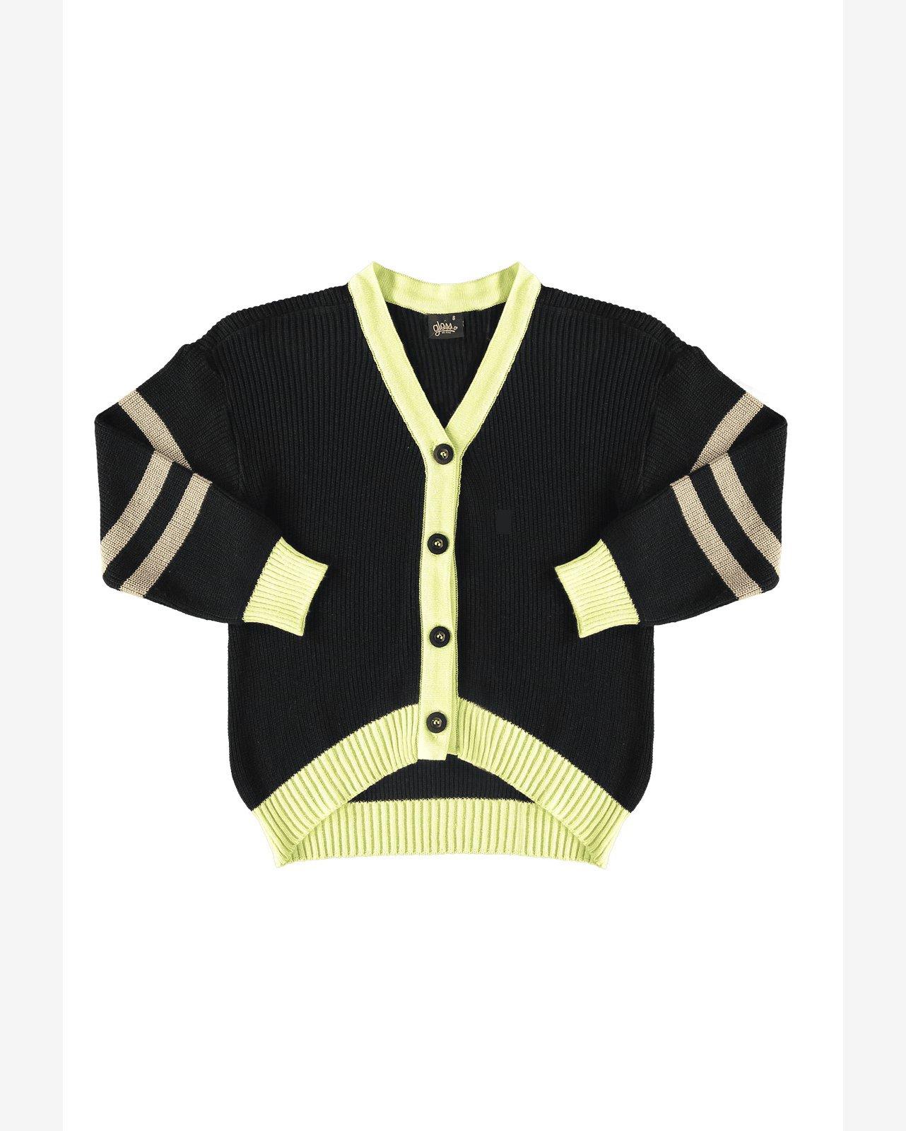 Cardigan em Tricô Juvenil Gloss