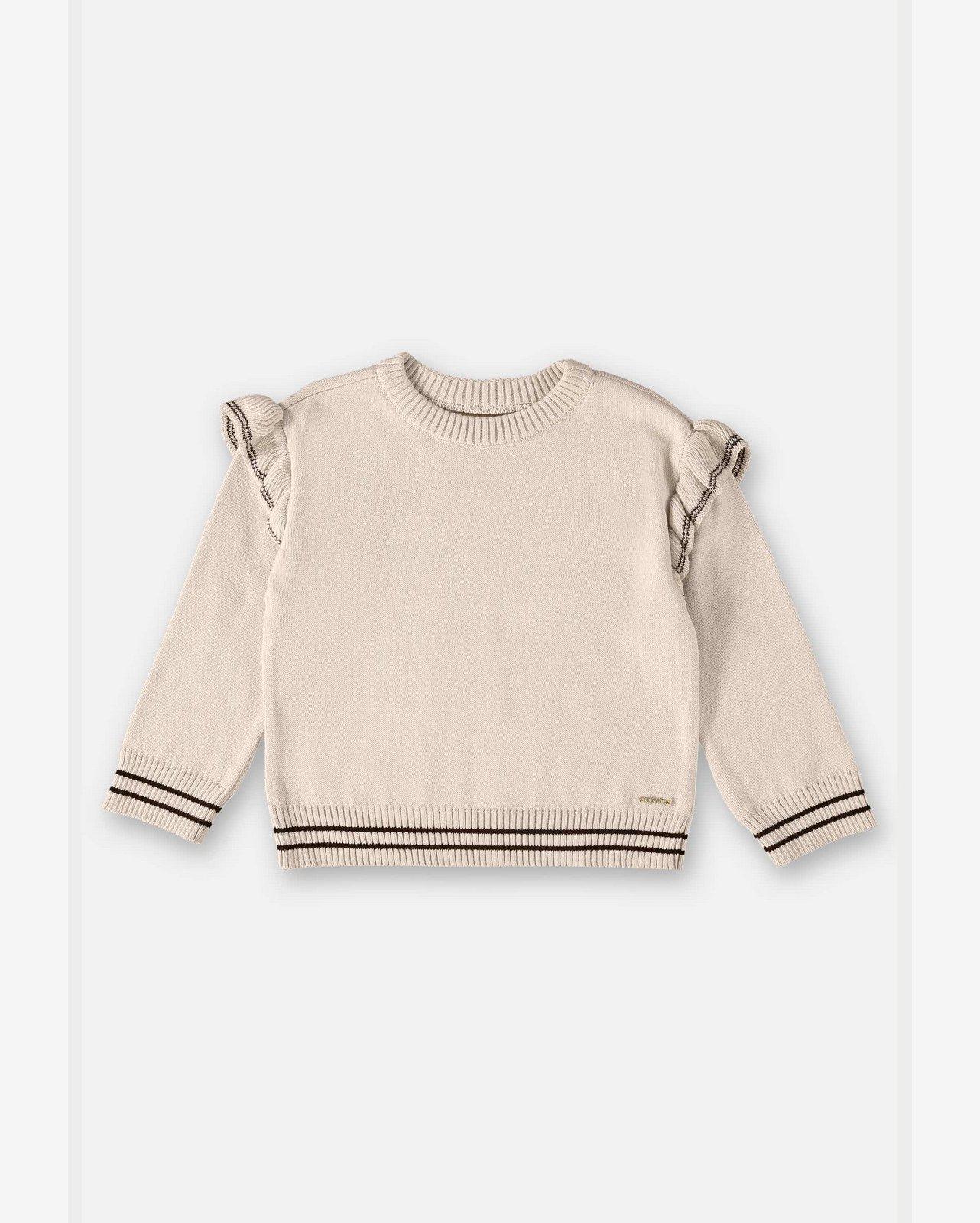 Blusão em Tricô Infantil Menina Up Baby