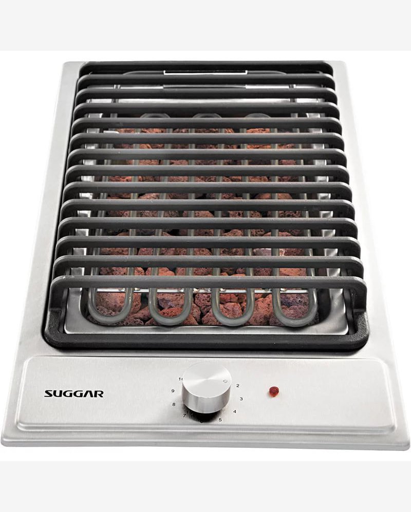Cooktop Elétrico Suggar Barbecue Ferro Fundido Inox