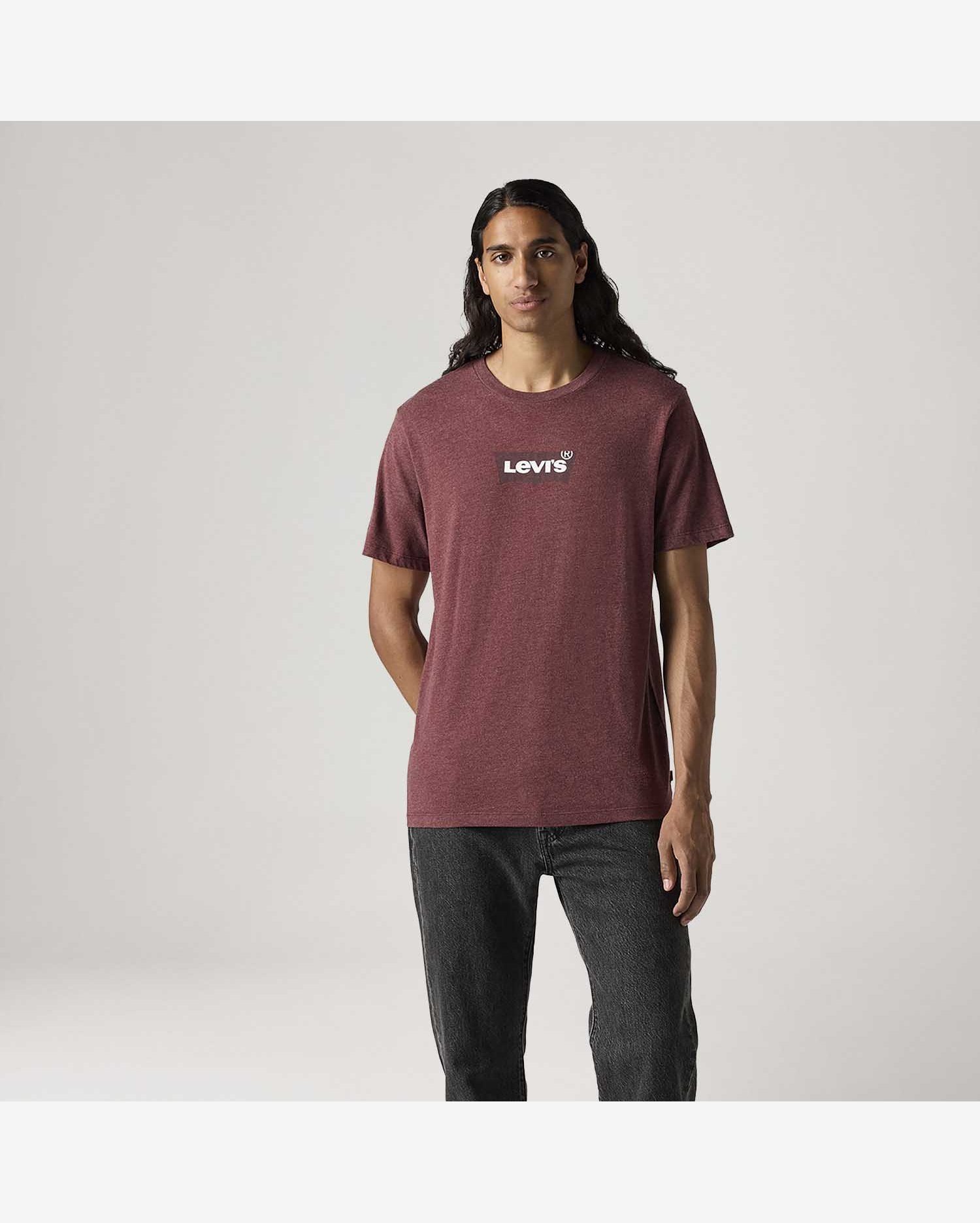 Camiseta Levi's® Graphic Crewneck Vermelha Manga Curta