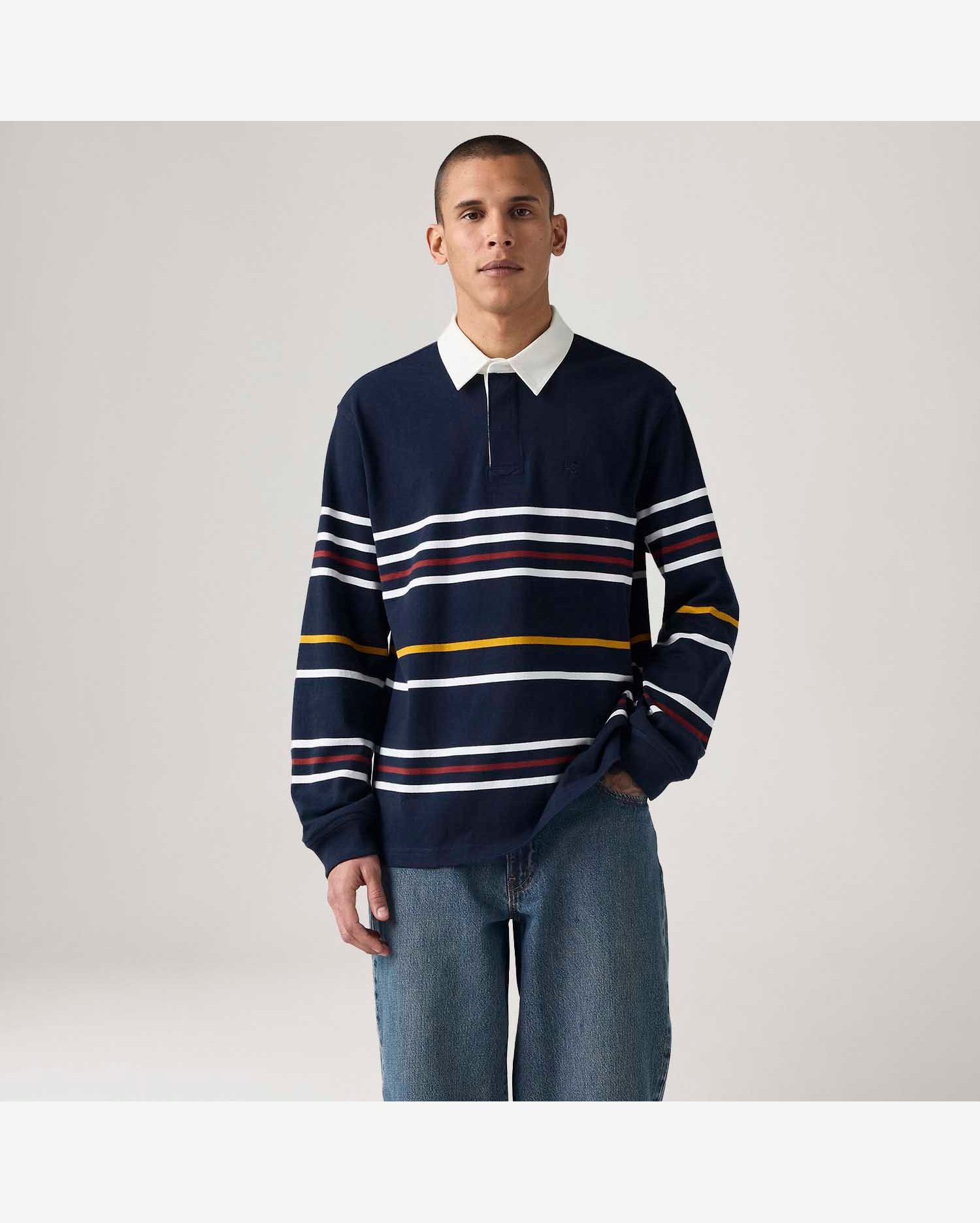Suéter Levi's® Union Rugby Azul Marinho