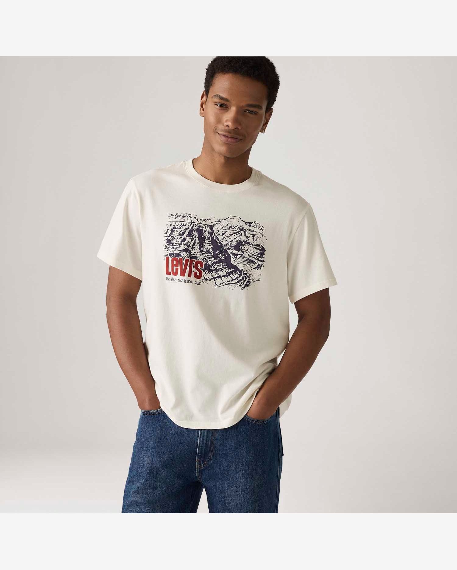 Camiseta Levi's® Relaxed Off White