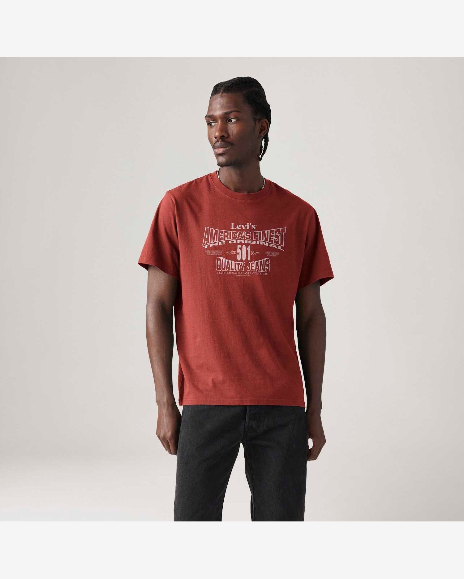 Camiseta Levi's® Relaxed Vermelha