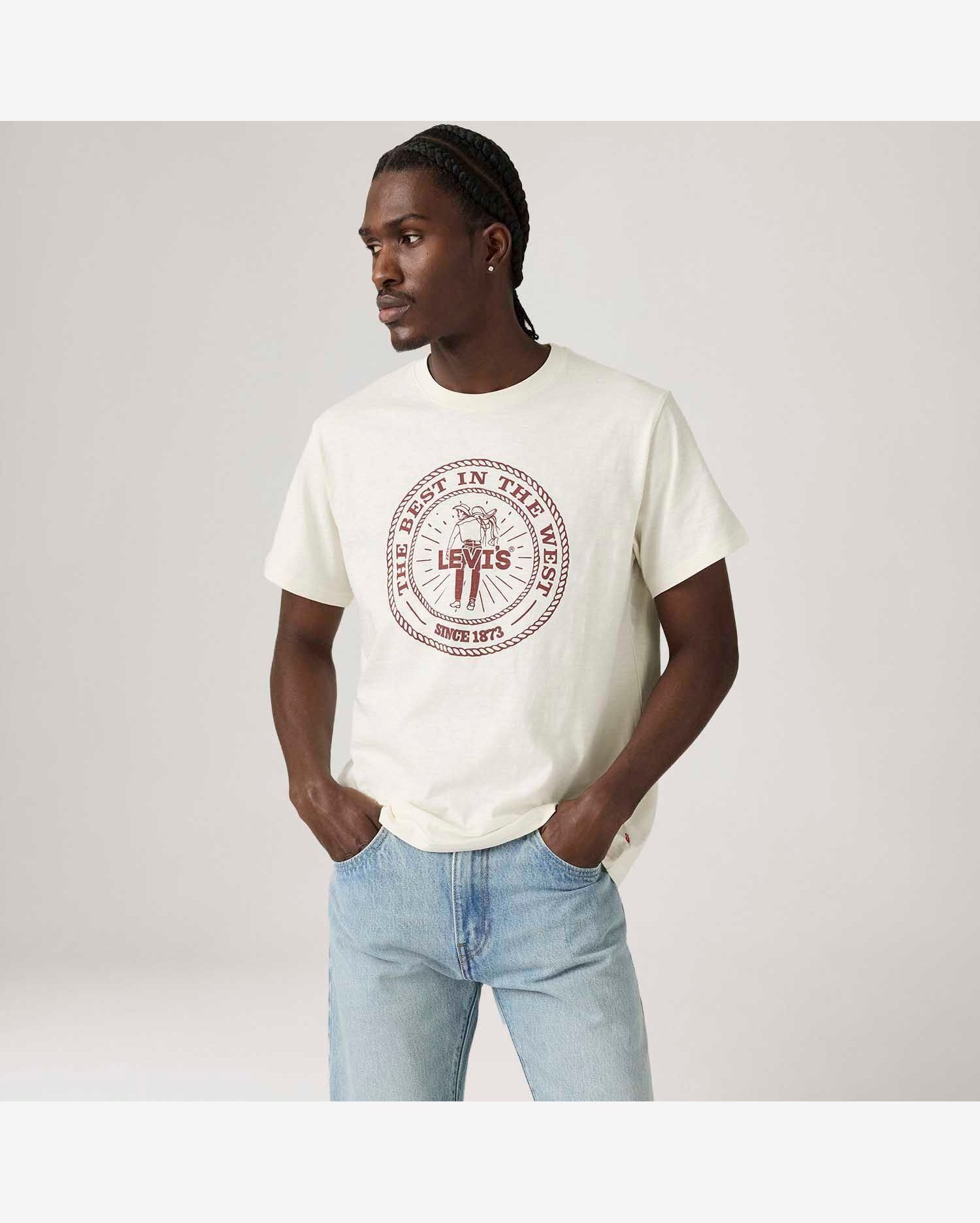 Camiseta Levi's® Relaxed Off White