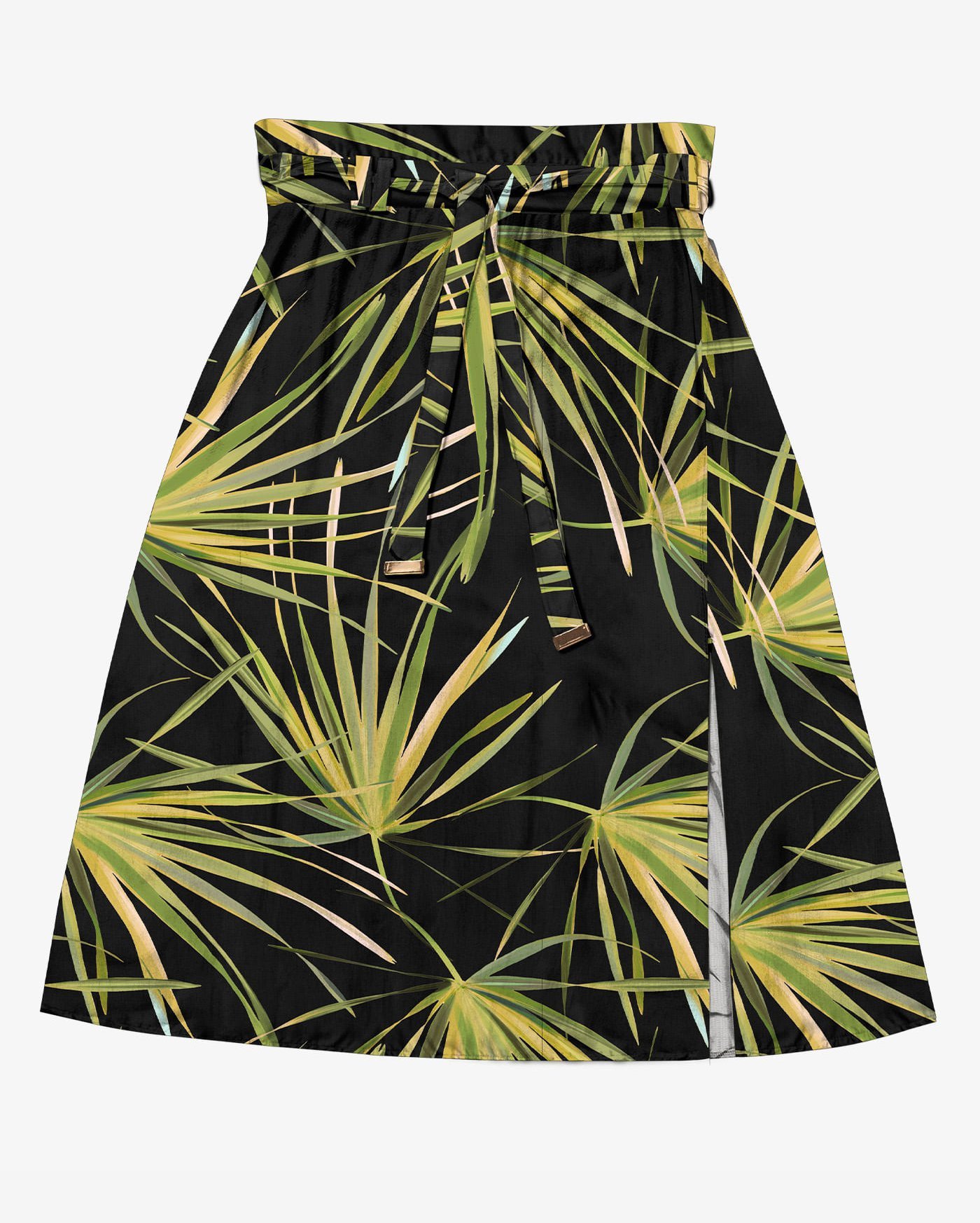 Saia Super Midi Secret Glam Preto